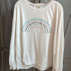 Graphic long sleeve T